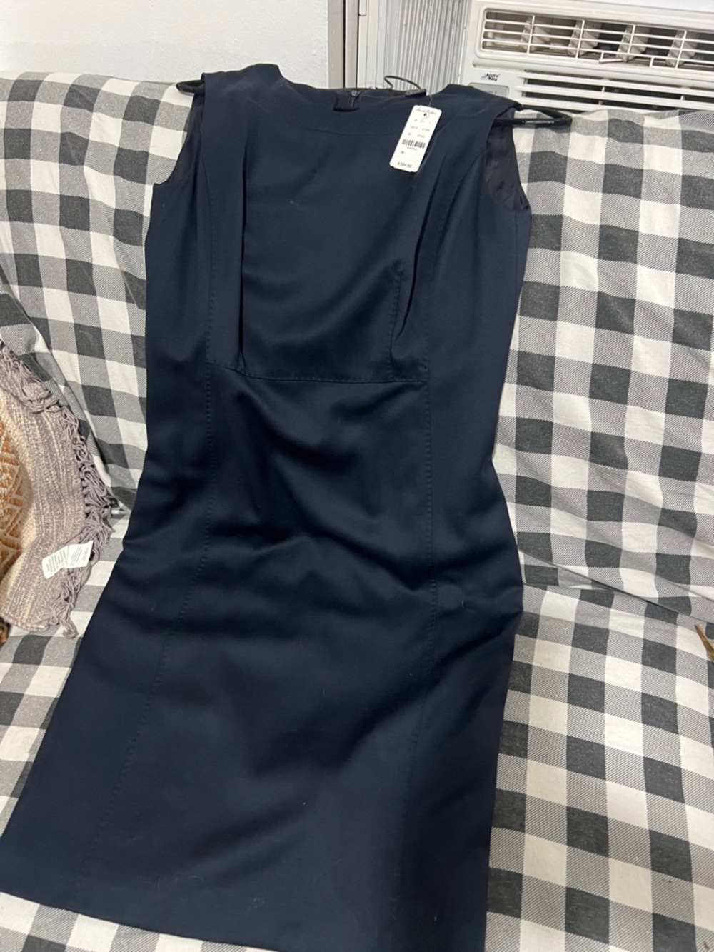 Classic Sleeveless Black Sheath Dress